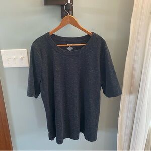 Duluth Women's Blue Ridge Charcoal Elbow Sleeve T-Shirt- SZ XXL